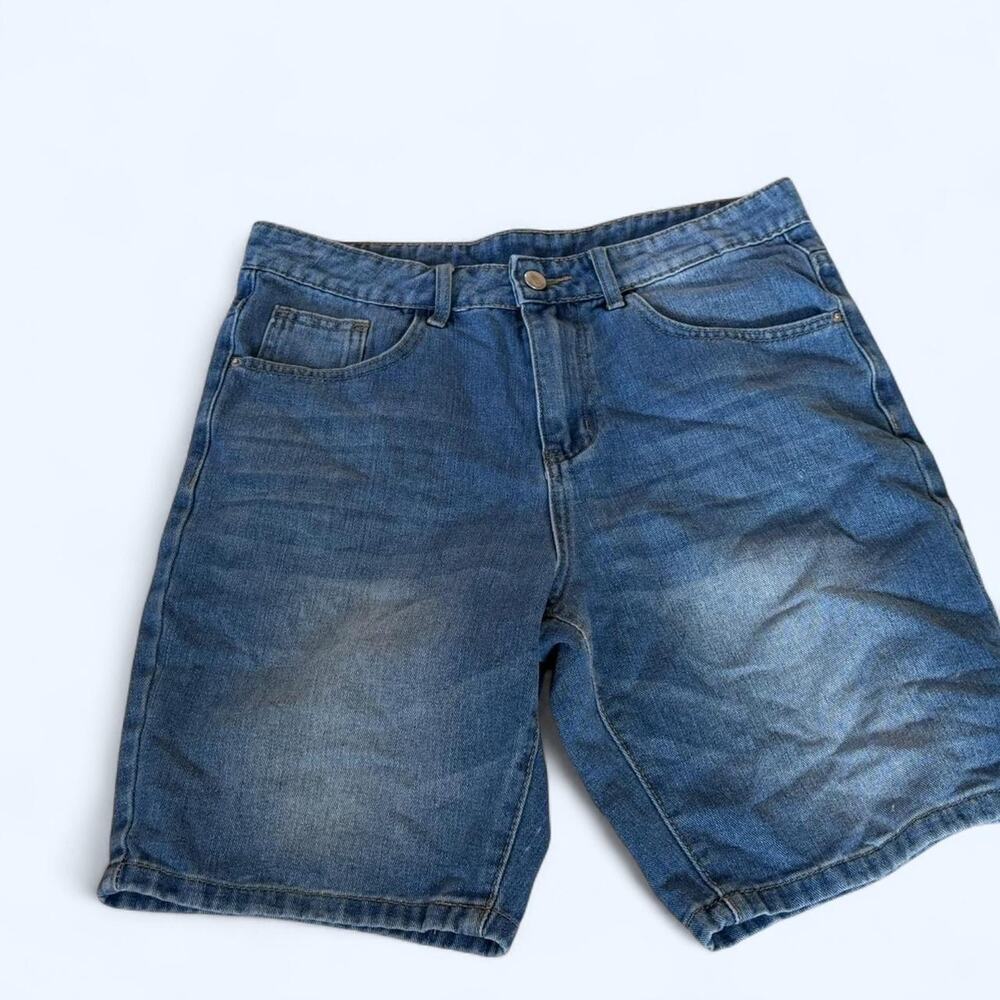 Boys blue denim shorts